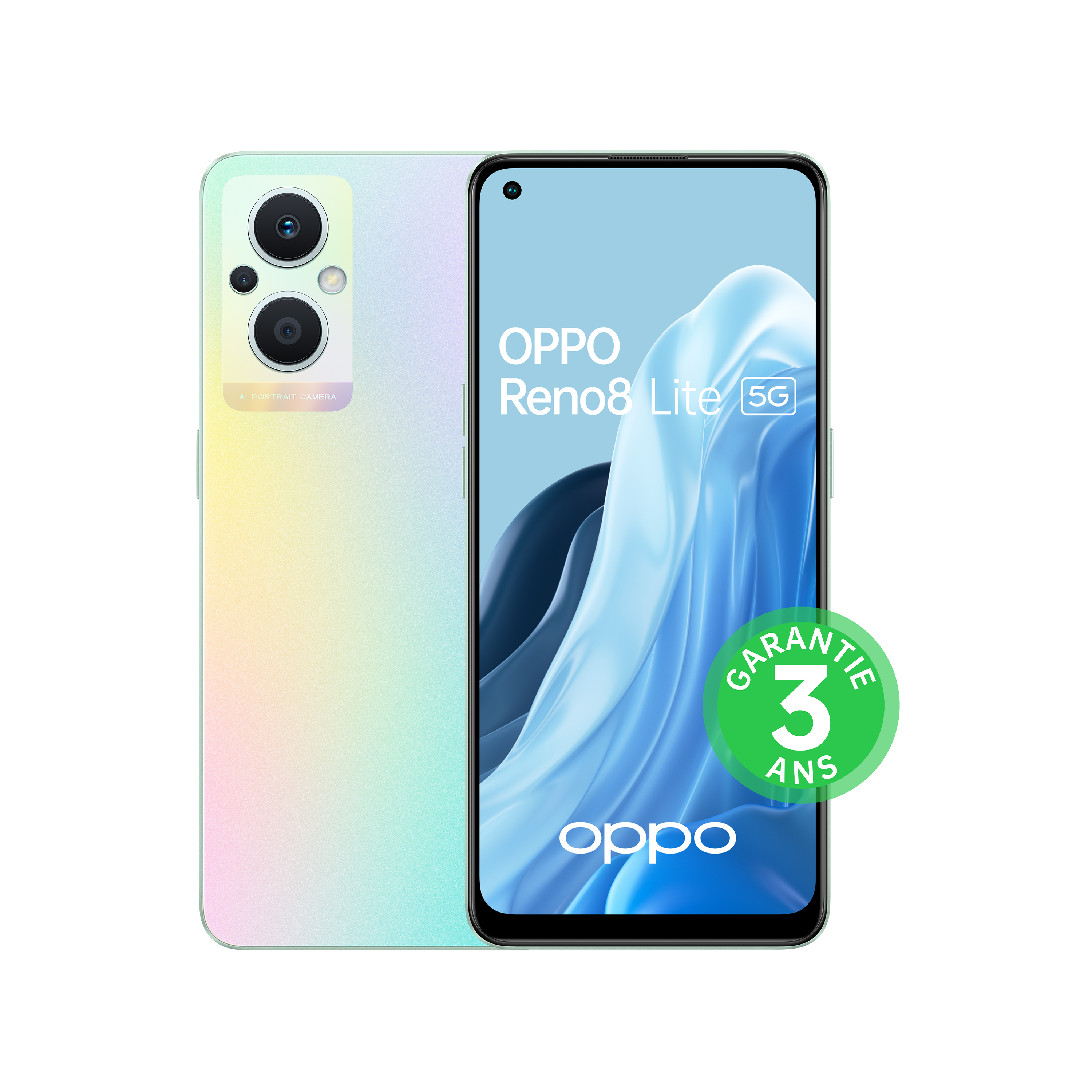 Reno8 Lite - 5G - 8/128GO - Arc-en-Ciel · Occasion