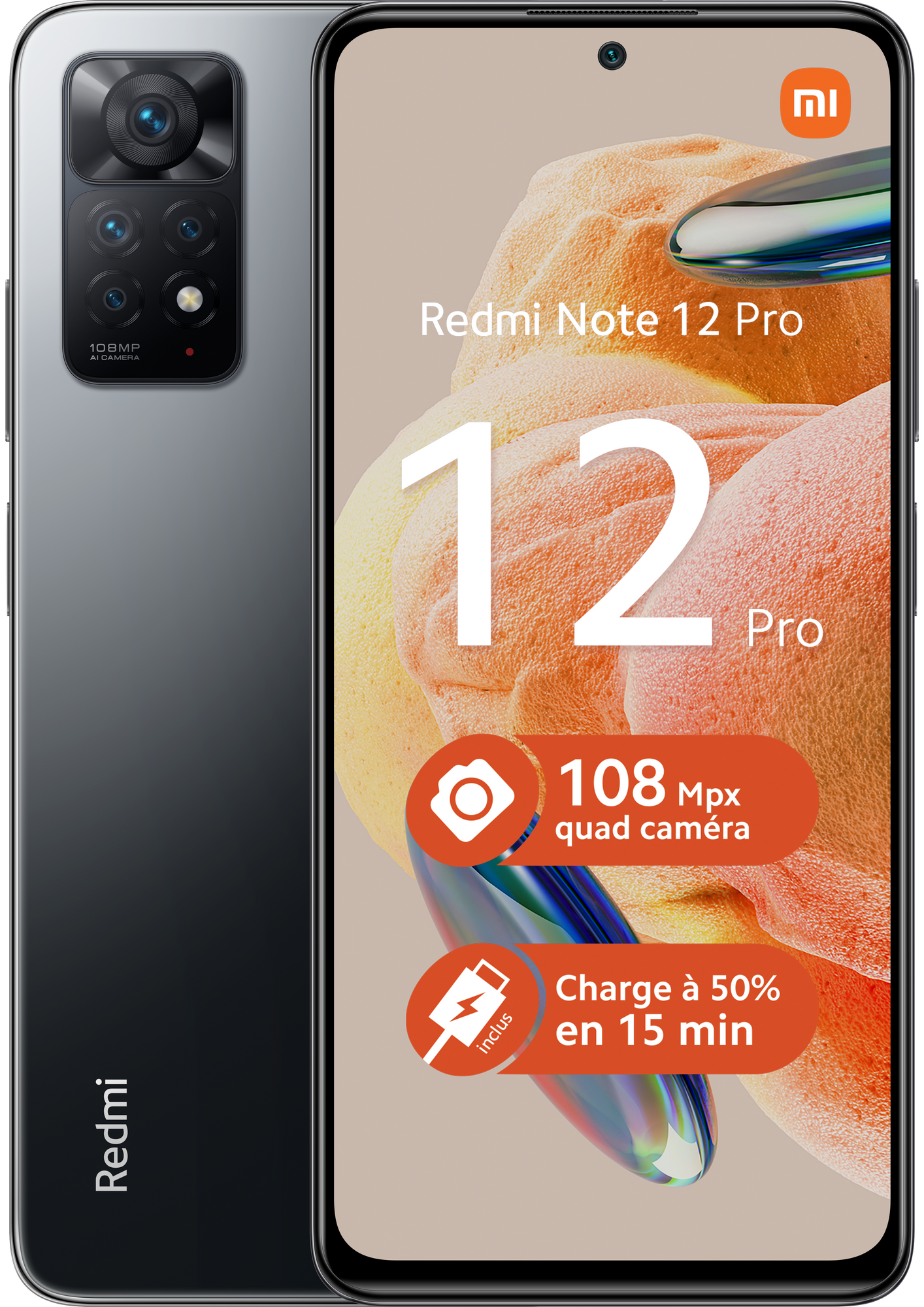 REDMI NOTE 12 PRO - 6/128GO - Gris