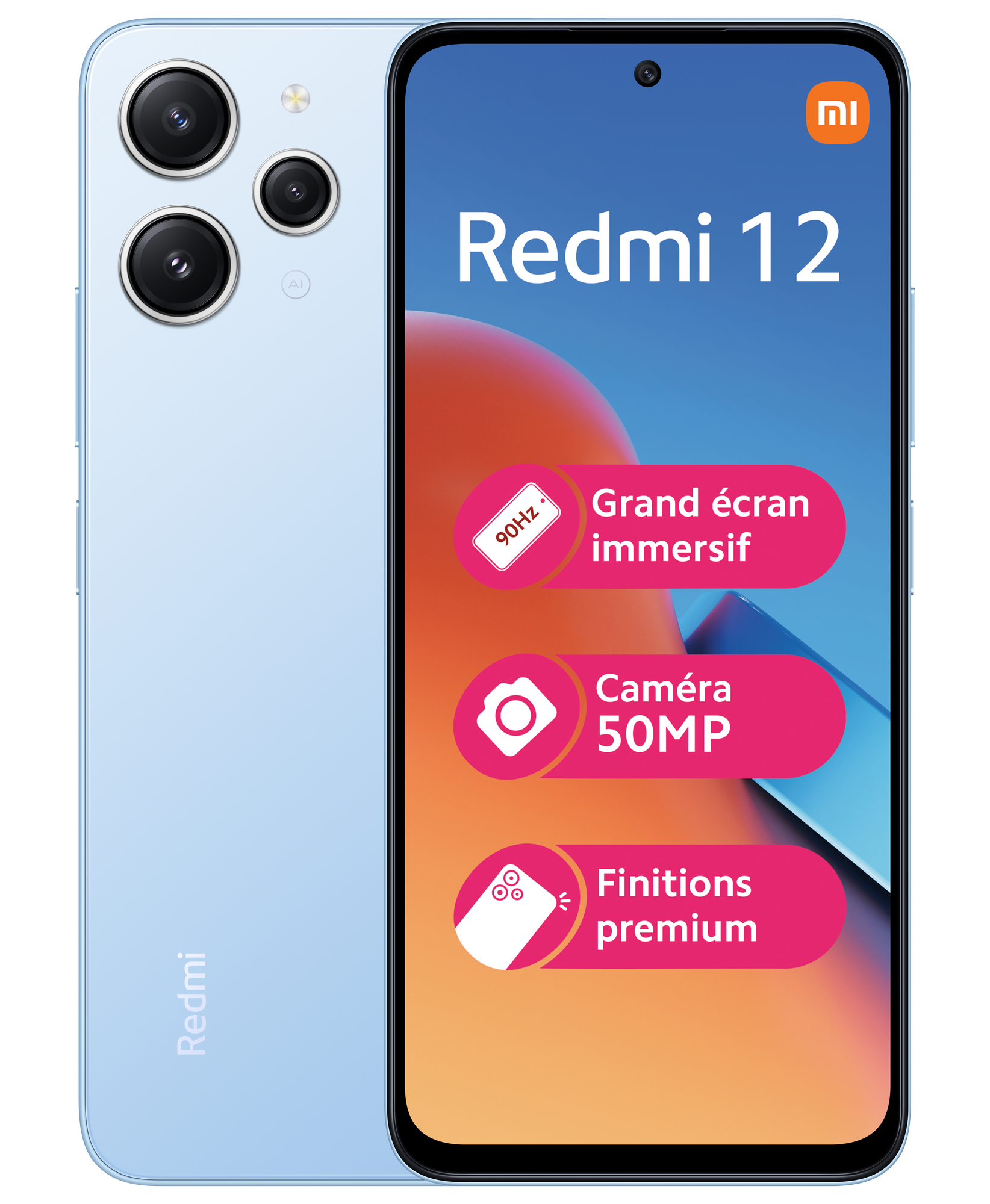 Redmi 12 - 4G - 4/128 Go - Bleu