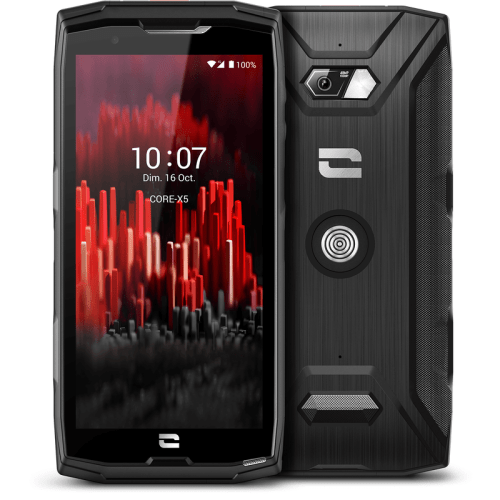 Core-X5 Téléphone Intelligent 5.45'' HD+ Qualcomm Snapdragon 665 4Go RAM 64Go Android 11 4G Noir