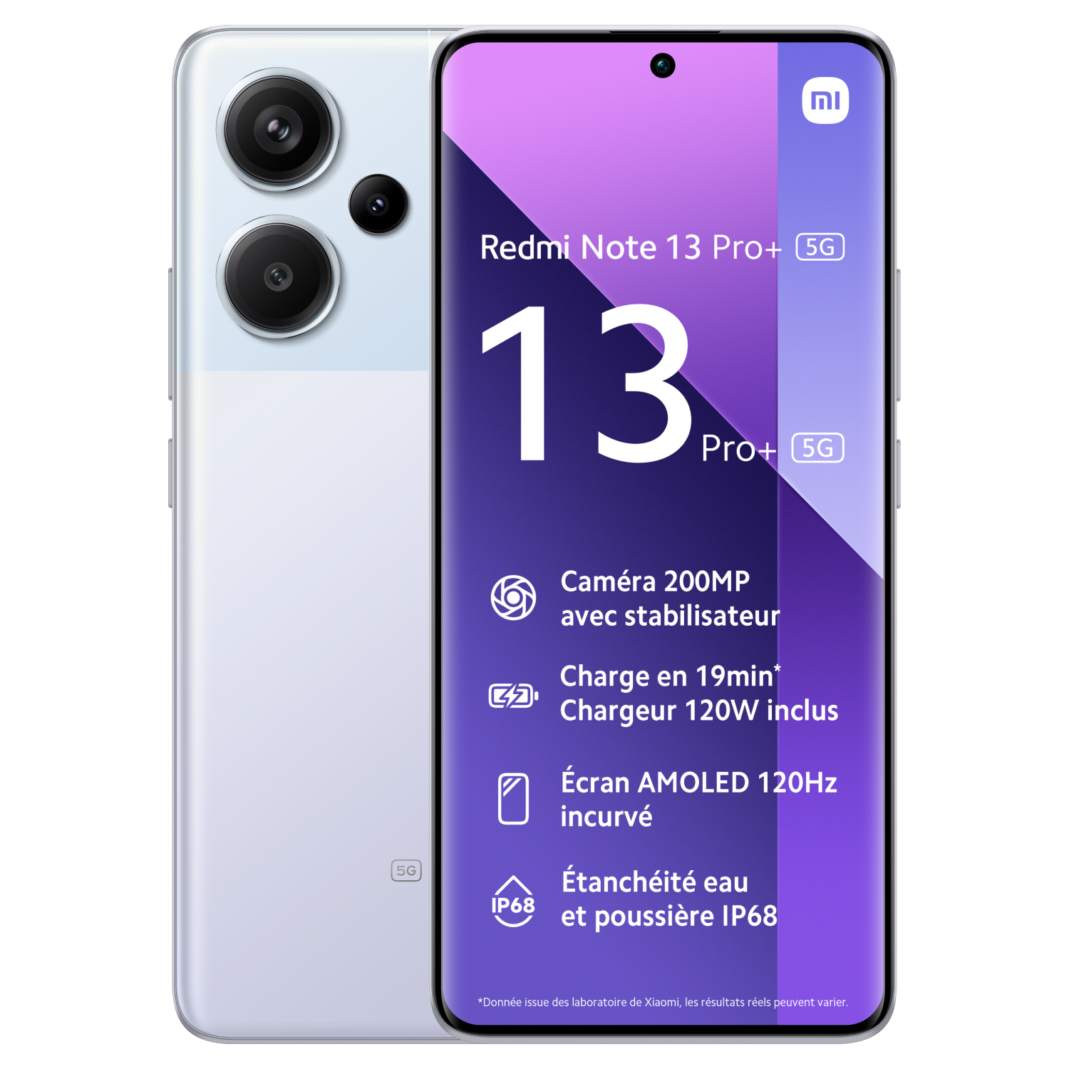 Redmi Note 13 Pro Plus - 5G - 12/512 Go - Violet