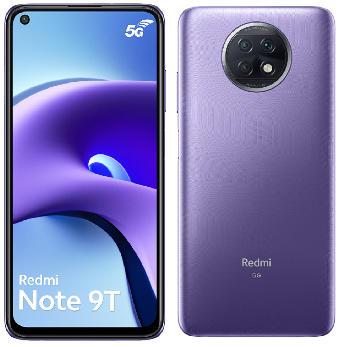 Redmi Note 9T - 5G - 4/128Go - Violet aurore