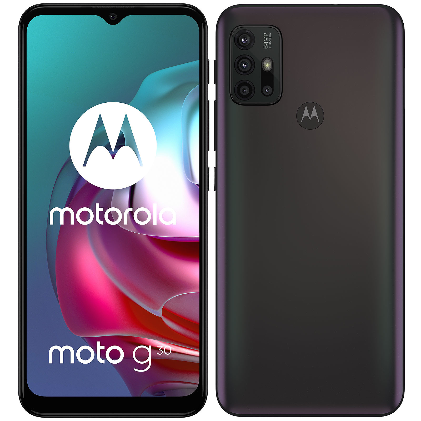 Moto G30 - 4/128 Go - Perle foncée · Occasion