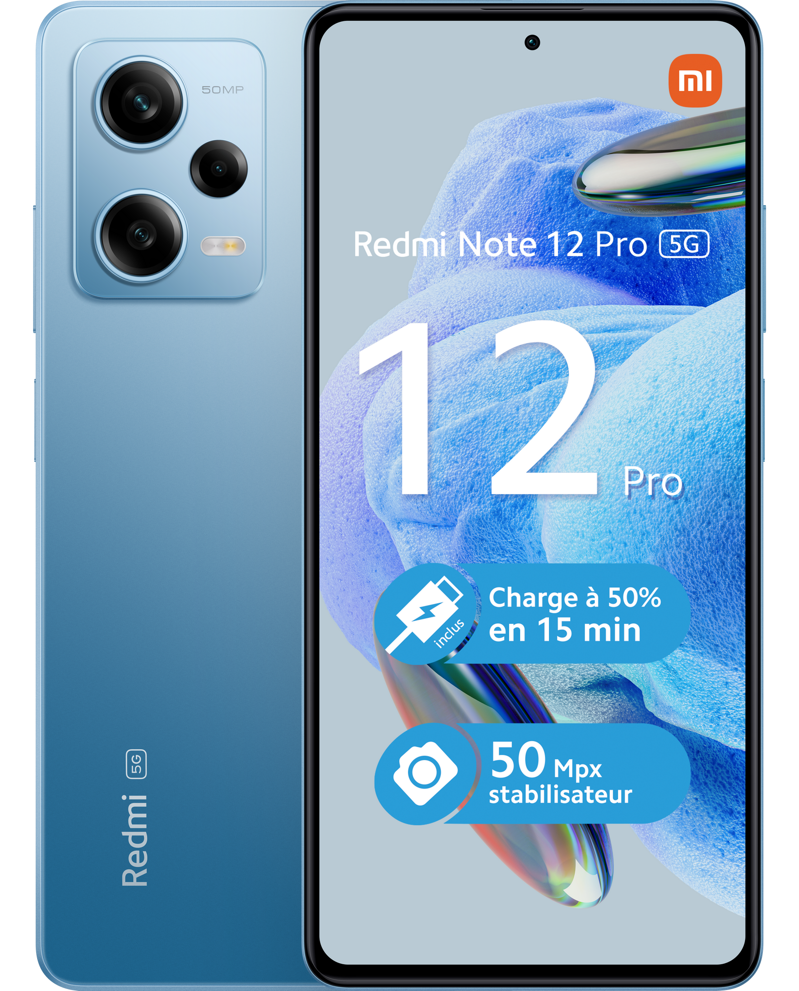 REDMI NOTE 12 PRO - 5G - 6/128 Go - Bleu