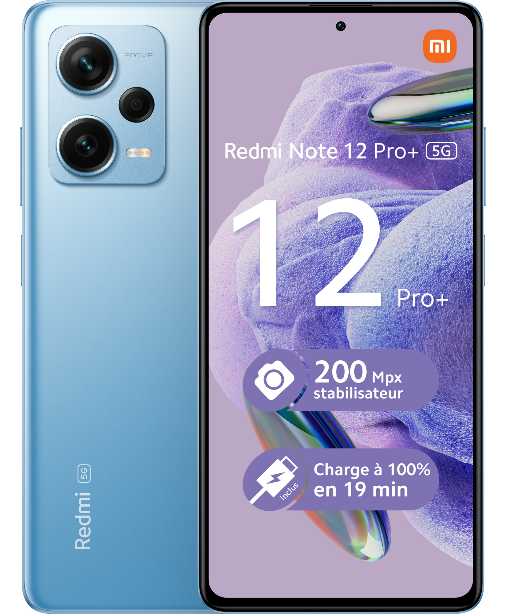 REDMI NOTE 12 PRO PLUS - 5G - 8/256 Go - Bleu