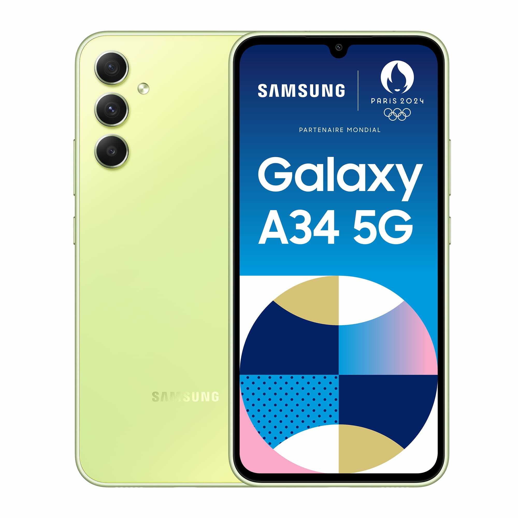 Galaxy A34 - 5G - 6/128 Go - Lime