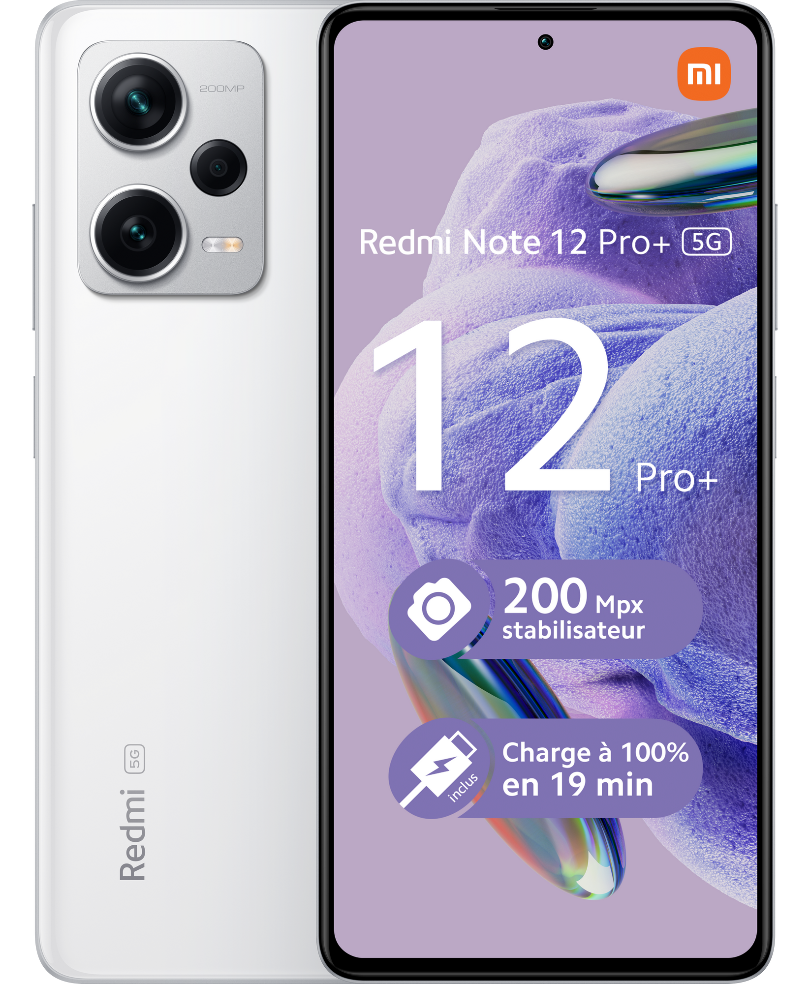 REDMI NOTE 12 PRO PLUS - 5G - 8/256 Go - Blanc