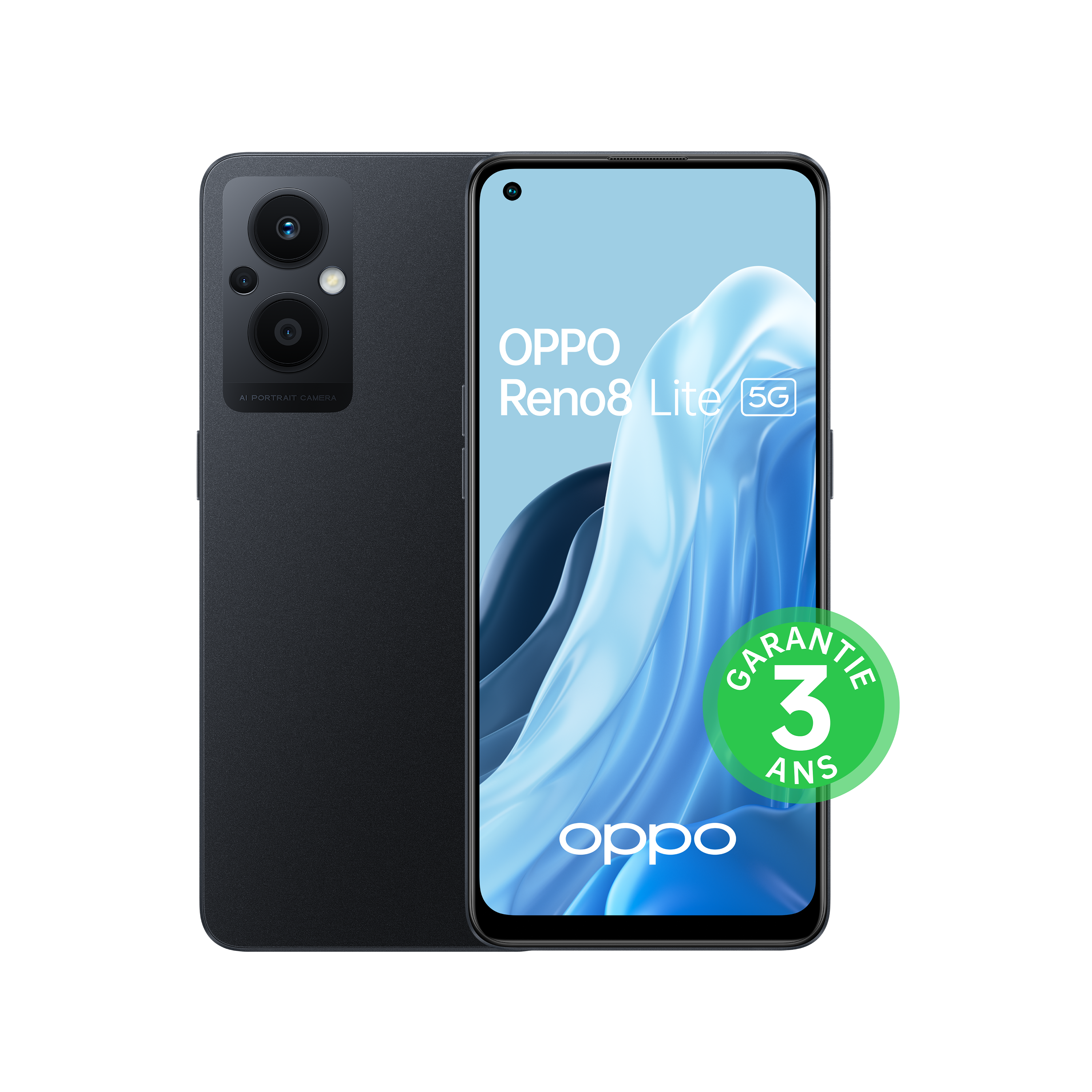 Reno8 Lite - 5G - 8/128 Go - Noir cosmique · Reconditionné