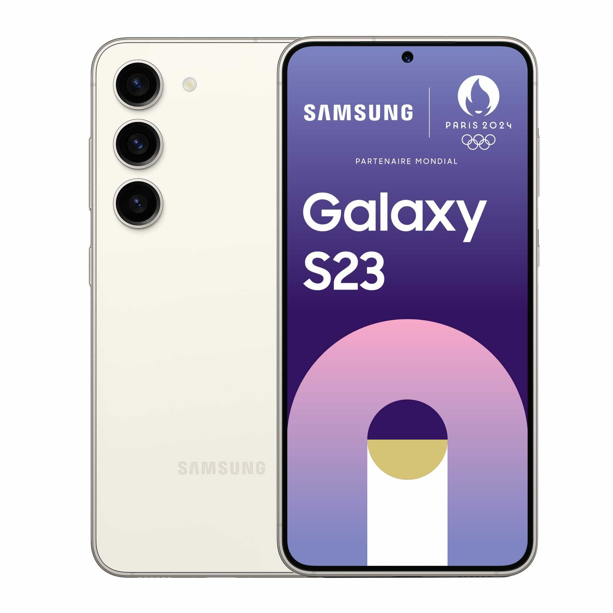 Galaxy S23 avec Galaxy AI - 8/128 Go - Crème