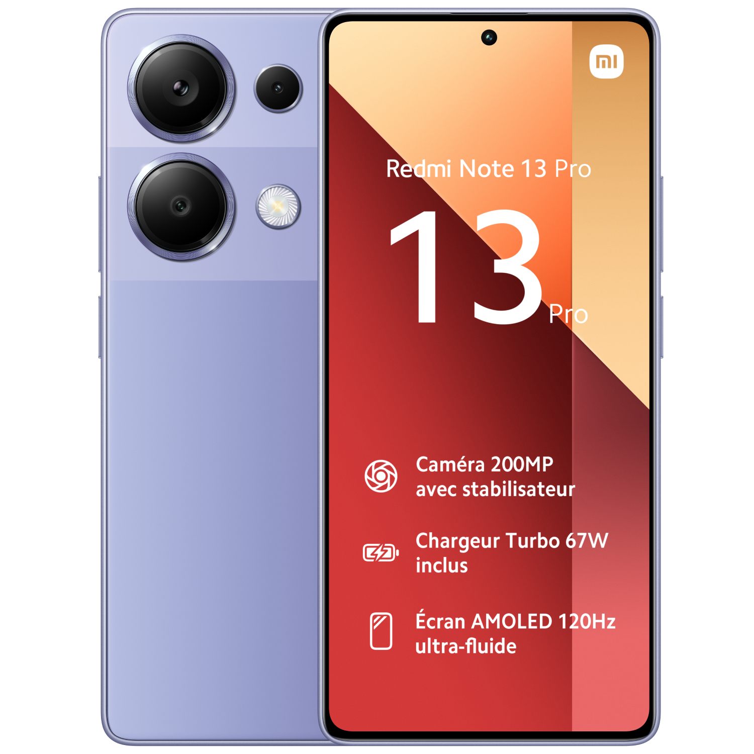 Redmi Note 13 Pro - 8/256 Go - Lavande
