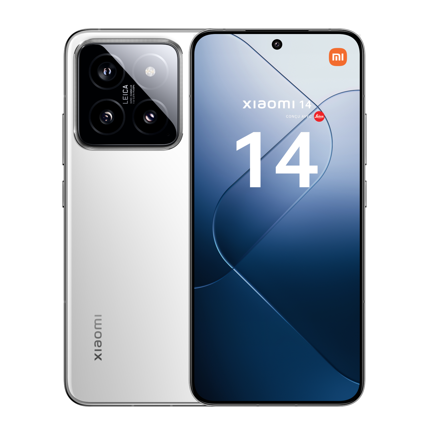 XIAOMI 14 conçu avec Leica - 12/512GO - 5G/Wi-Fi7 - BLANC