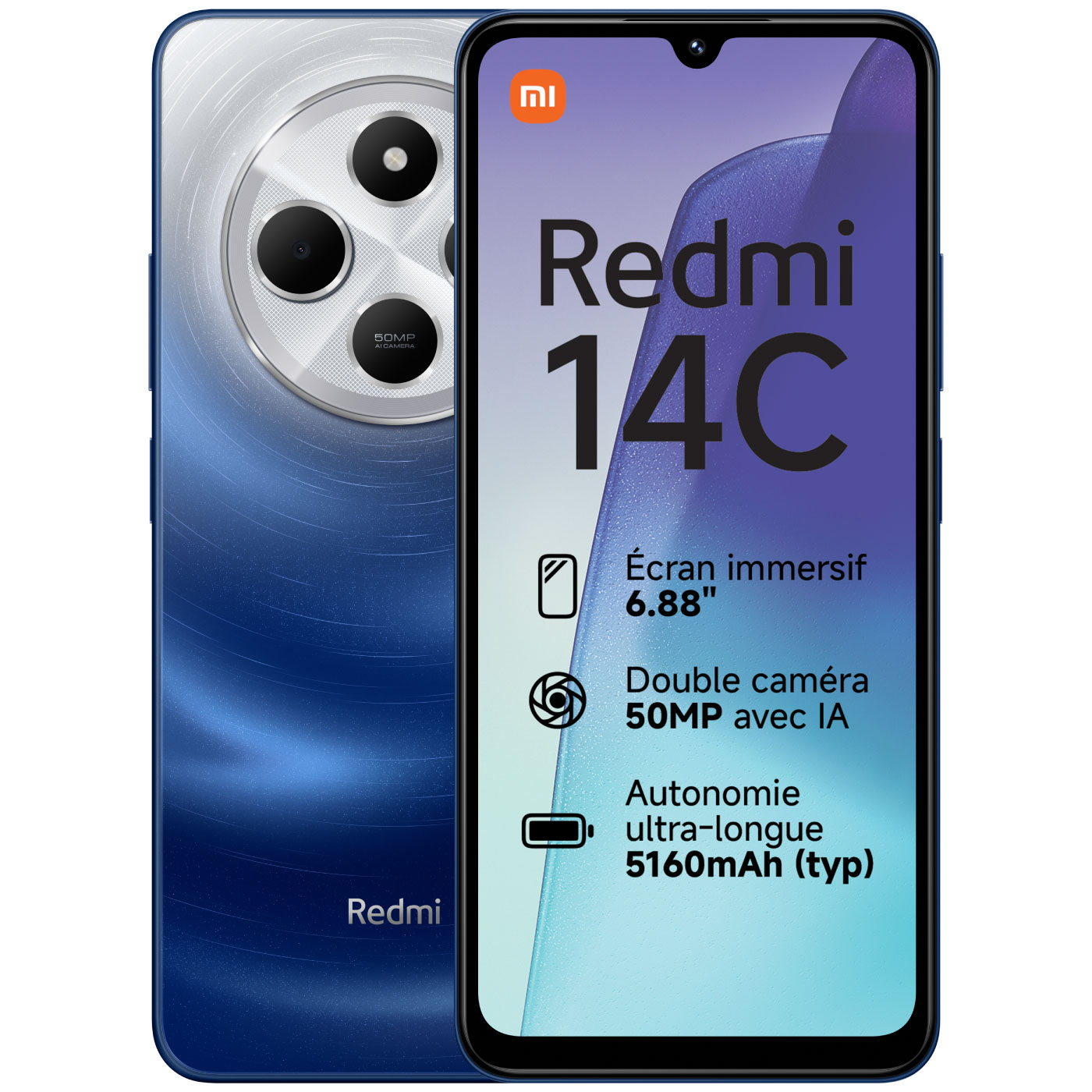 Redmi 14C Bleu (8 Go / 256 Go)