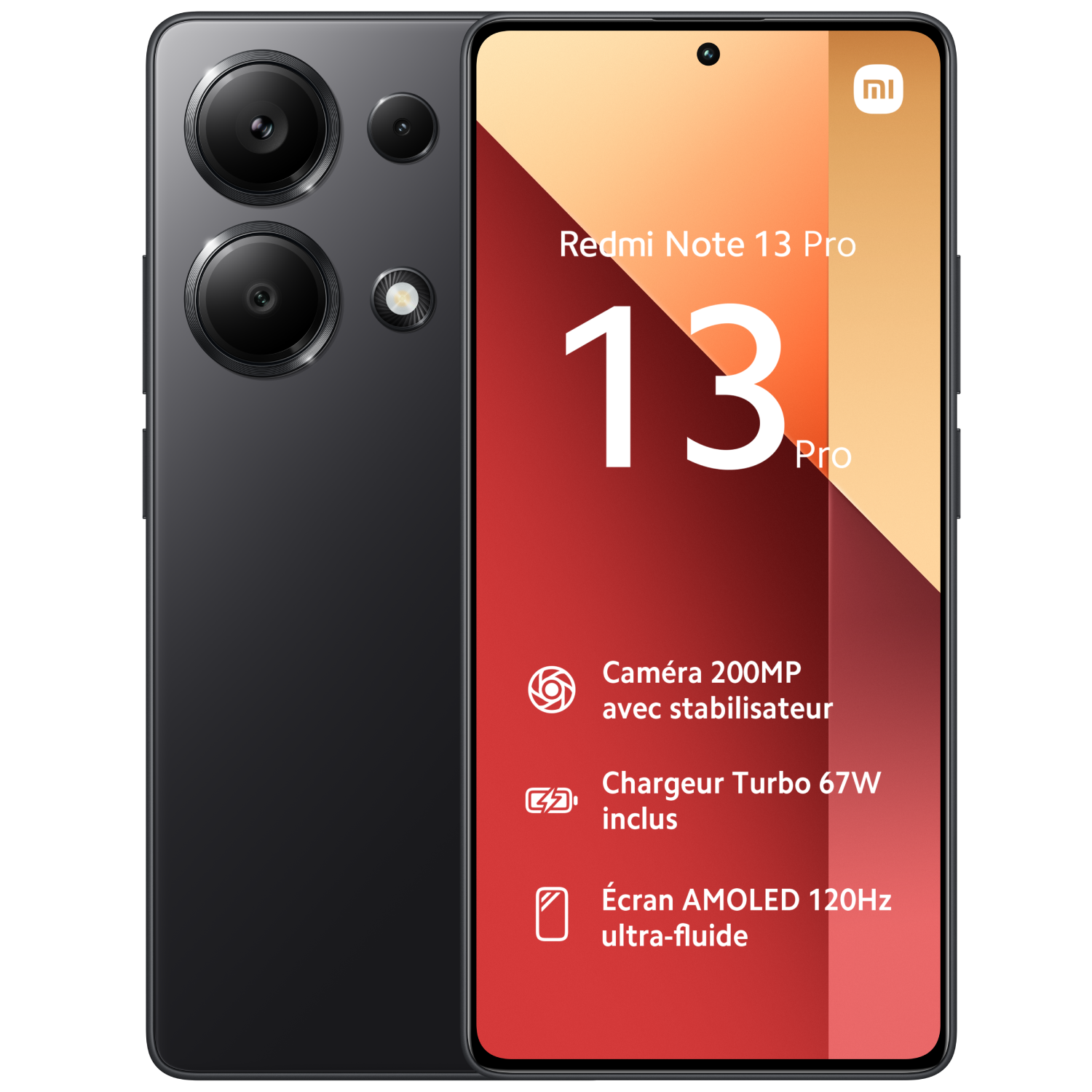 Redmi Note 13 Pro - 8/256 Go - Noir