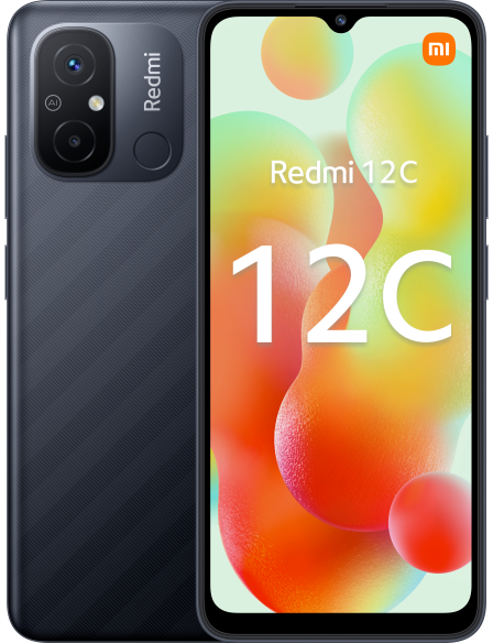 REDMI 12C - 4G - 4/128 Go- Gris