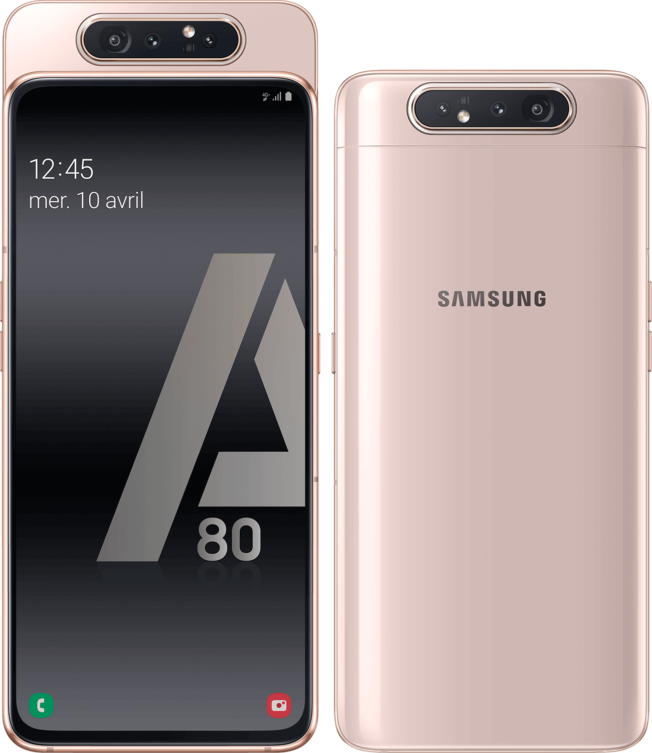 Galaxy A80 - 128 Go - Or Rose