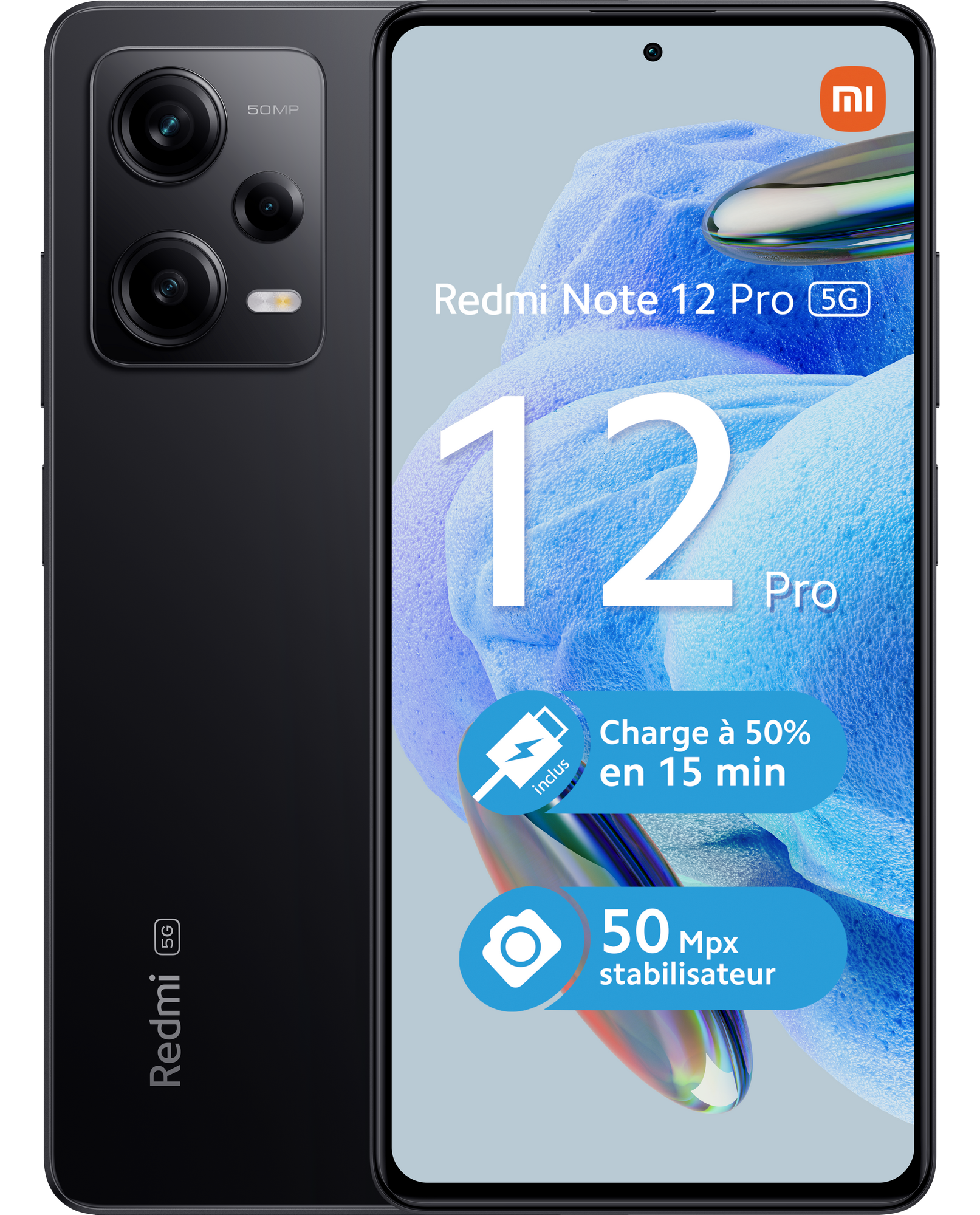 REDMI NOTE 12 PRO - 5G - 6/128 Go - Noir