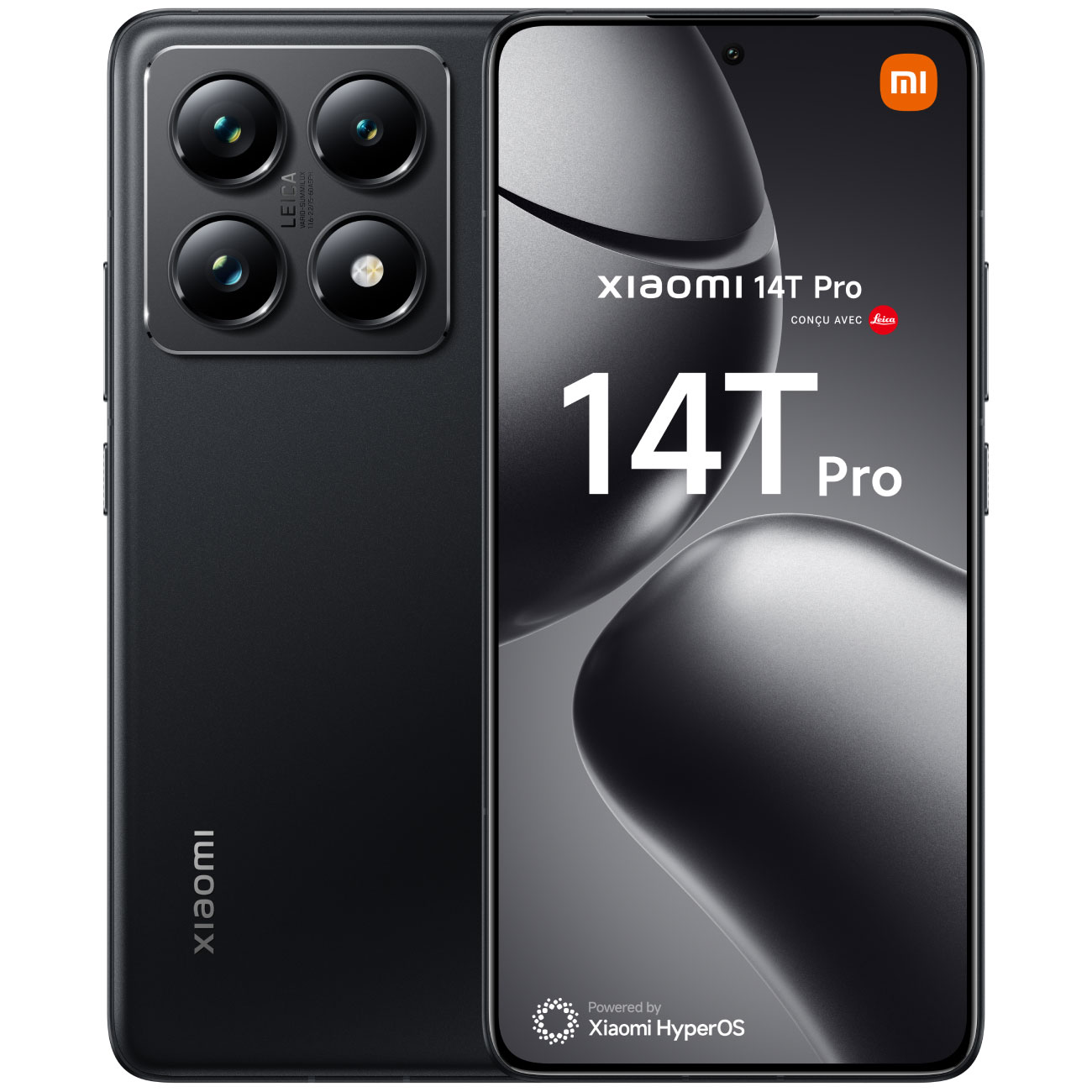14T Pro Conçu avec Leica Noir Titane (12 Go / 512 Go)