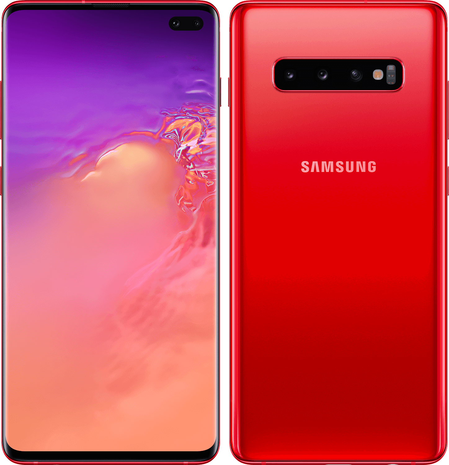 Galaxy S10 Plus - 128 Go - Rouge · Reconditionné