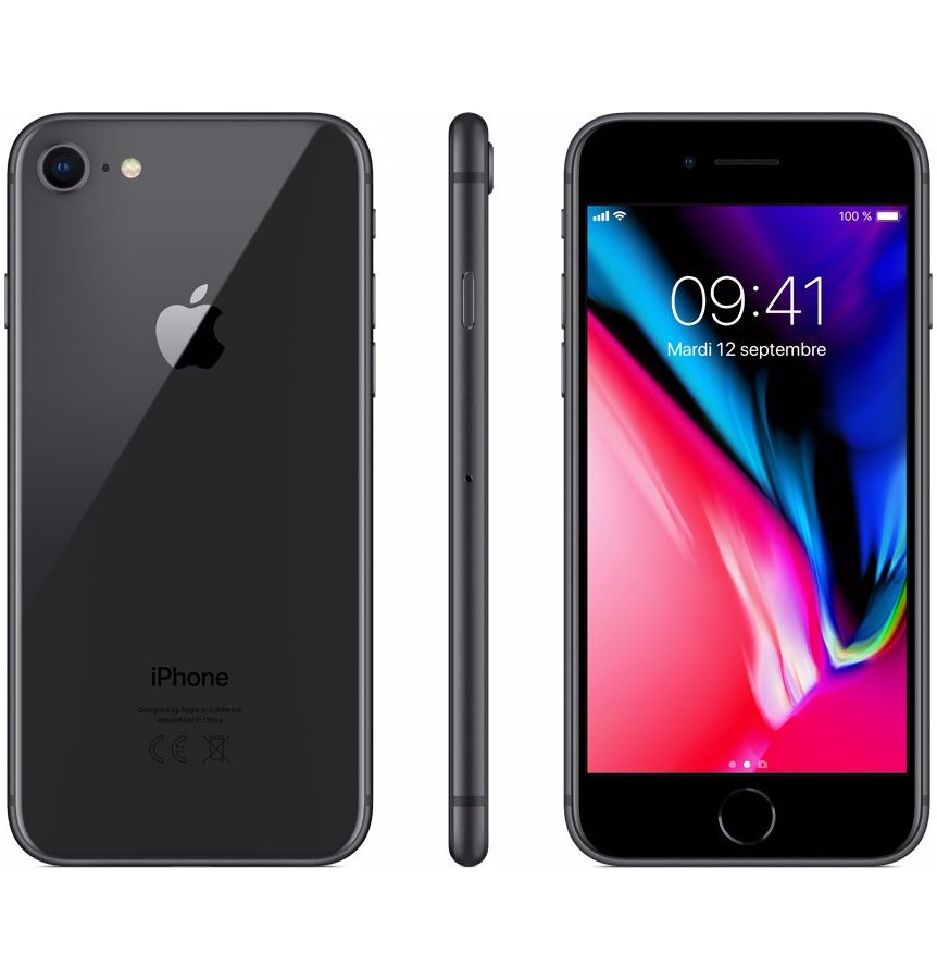 iPhone 8 - 64 Go - MQ6G2ZD/A - Gris Sidéral · Reconditionné