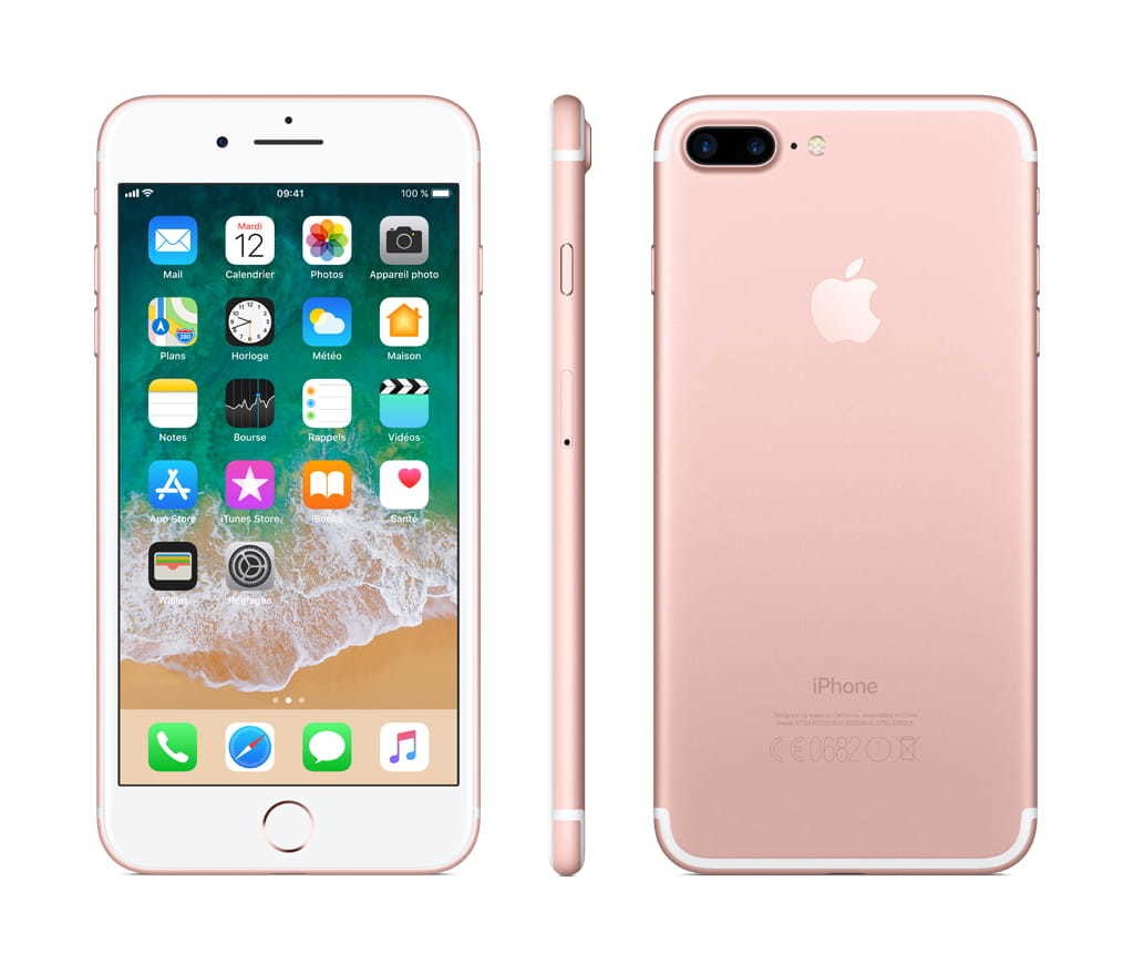 iPhone 7 Plus - 128 Go - MN4U2ZD/A - Or Rose · Reconditionné