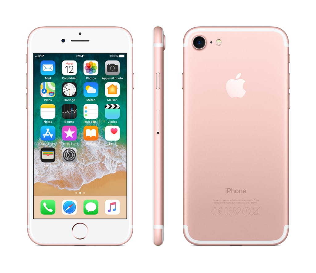 iPhone 7 - 128 Go - MN952ZD/A - Or Rose · Reconditionné
