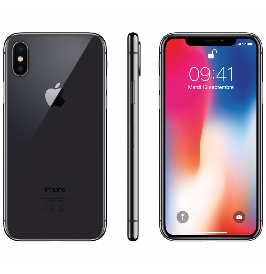 iPhone X - 256 Go - Gris Sidéral · Reconditionné