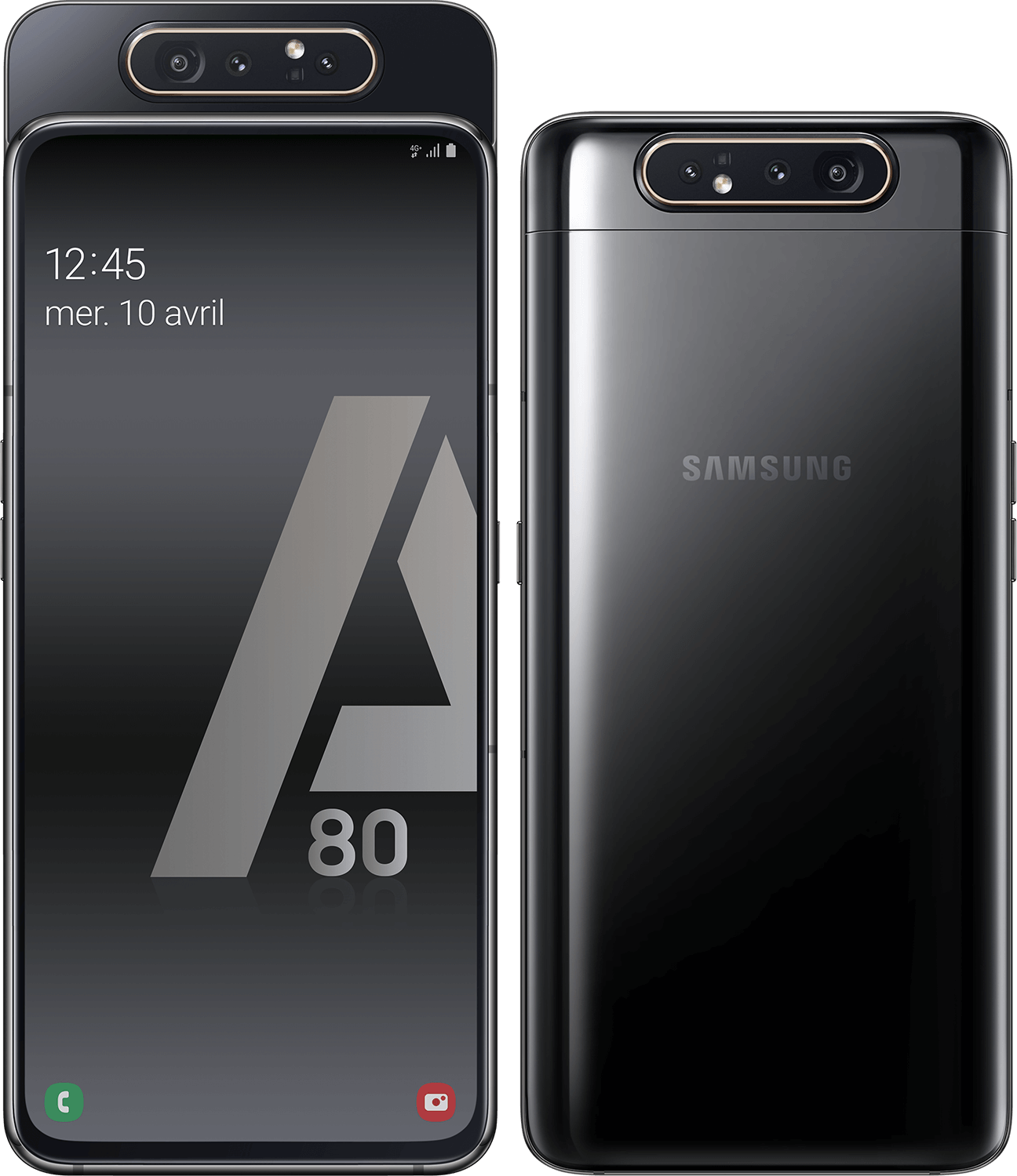 Galaxy A80 - 128 Go - Noir · Reconditionné
