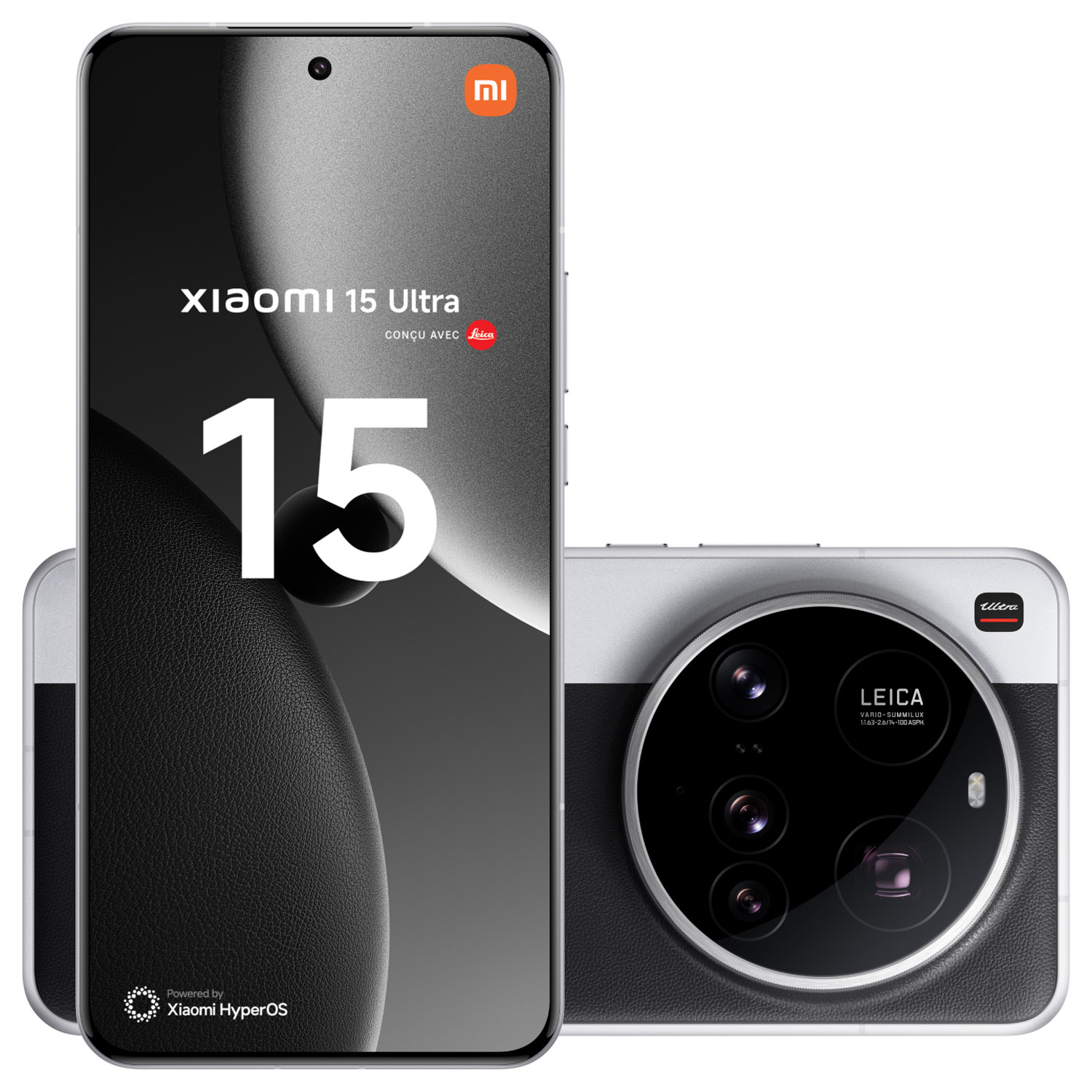 15 Ultra Conçu avec Leica Chrome (16 Go / 512 Go)
