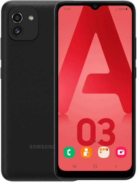 Galaxy A03 - 64 Go - Noir · Reconditionné
