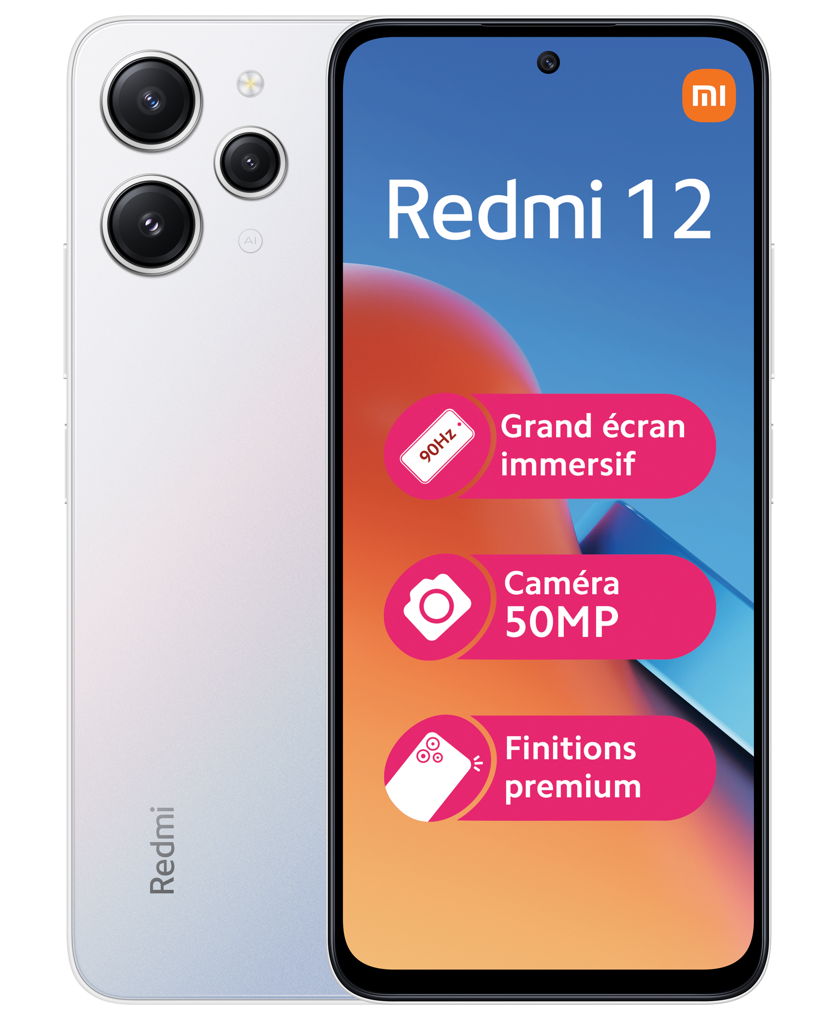 Redmi 12 - 4G - 4/128 Go - Argent