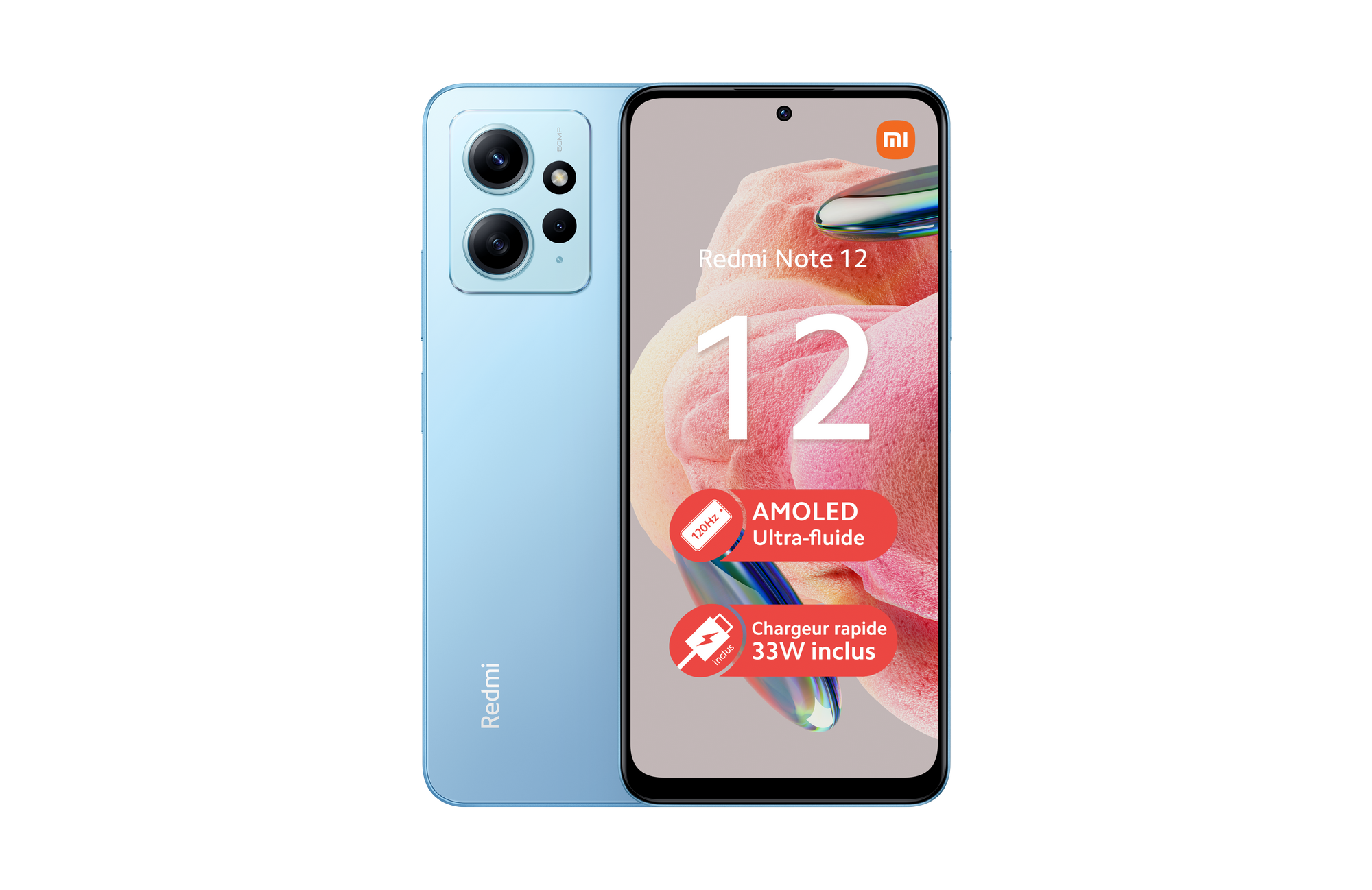 REDMI NOTE 12 - 4G - 4/128 Go - Bleu · Occasion